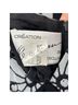 Creation Floral Black White Cocktail Dress Size 6 - photo 6