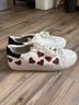 Steffen Schraut 100% Leather Hearts White Red Sneakers Size EU 41 - photo 5