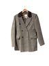 Anthropologie Checkered-gingham Brown Gray Blazer Size L - photo 1