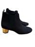 Tory Burch Black Gold Ankle Boots Size 7 1/2 - photo 12