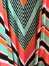 Tahari 95% Polyester 5% Spandex 100% Polyester Stripes Multi Color Casual Dress Size 10 - photo 5