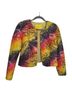 Flores & Flores Floral Yellow Blue Pink Jacket Size 6 - photo 4
