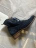 Paul Green 100% Suede Blue Ankle Boots Size 7 - photo 6
