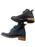 Paul Green 100% Suede Blue Ankle Boots Size 7 - photo 1