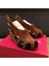 Anthropologie Print Brown Blue Wedges Size 9 - photo 4