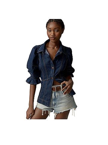 Anthropologie Denim Jacket (view 1)