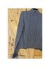 Aqua 100% Cashmere Graphic Blue Cashmere Pullover Sweater Size S - photo 4