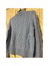 Aqua 100% Cashmere Graphic Blue Cashmere Pullover Sweater Size S - photo 5