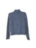 Aqua 100% Cashmere Graphic Blue Cashmere Pullover Sweater Size S - photo 2