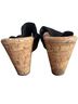 Faded Glory 100% Other Solid Black Wedges Size 9 - photo 2