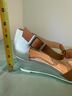Nanette Lepore Silver Brown Wedges Size 9 1/2 - photo 4