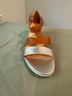 Nanette Lepore Silver Brown Wedges Size 9 1/2 - photo 7