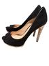 Circa Joan & David Black Heels Size 7 - photo 2