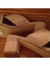 Catherine Malandrino Tan Pink Sandals Size 8 - photo 7
