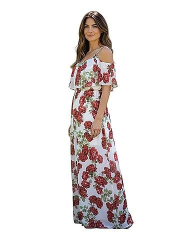 Show Me Your Mumu Caitlin Ruffle Dress Cocktail Dress (view 1)