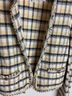 St. John Plaid Yellow Black Blazer Size 12 - photo 4