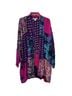 Planet 100% Rayon Tie-dye Purple Kimono Size XL - photo 1