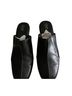 Clarks 100% Leather Solid Black Mule/Clog Size 9 - photo 1