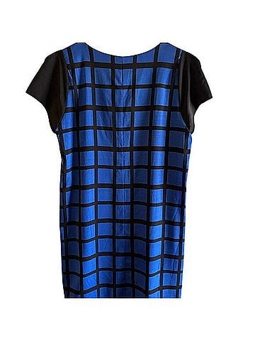 Needle & Thread Windowpane Shift Dress Casual Dress (view 2)