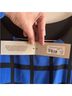 Needle & Thread 100% Polyester Checkered-gingham Blue Black Casual Dress Size L - photo 6