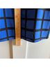 Needle & Thread 100% Polyester Checkered-gingham Blue Black Casual Dress Size L - photo 4