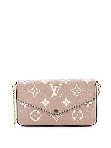Louis Vuitton Felicie Pochette Bicolor Monogram Empreinte Giant (view 1)