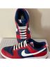 Nike Red Blue Sneakers Size 8 - photo 4