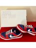 Nike Red Blue Sneakers Size 8 - photo 5