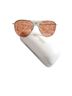 Diane von Furstenberg White Sunglasses One size - photo 1