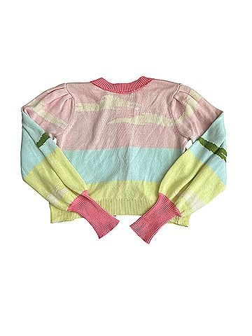 LoveShackFancy Dabney Tropical Wool Cardigan (view 2)