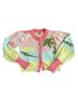 LoveShackFancy Graphic Multi Color Wool Cardigan Size XS - photo 1