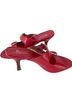 True Meaning 100% Leather Red Sandals Size 6 - photo 2