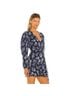 Saylor 100% Polyester Floral Purple Blue Cocktail Dress Size M - photo 4