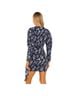 Saylor 100% Polyester Floral Purple Blue Cocktail Dress Size M - photo 7