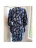 Saylor 100% Polyester Floral Purple Blue Cocktail Dress Size M - photo 8