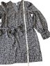 H&M Animal Print Black White Wool Dress Size S - photo 2
