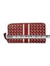 Tory Burch 100% Leather Graphic Stripes Red Leather Wallet One size - photo 6
