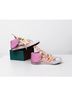 Coach 100% Canvas White Pink Yellow Sneakers Size 9 1/2 - photo 8