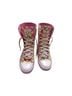 Coach 100% Canvas White Pink Yellow Sneakers Size 9 1/2 - photo 2