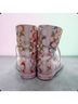 Coach 100% Canvas White Pink Yellow Sneakers Size 9 1/2 - photo 4