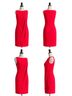 Ralph Lauren 100% Polyester Red Cocktail Dress Size 6 - photo 2