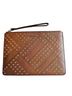 Michael Kors 100% Leather Brown Tan Leather Clutch One size - photo 1