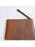 Michael Kors 100% Leather Brown Tan Leather Clutch One size - photo 4