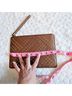 Michael Kors 100% Leather Brown Tan Leather Clutch One size - photo 5