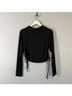 ALLSAINTS Black Long Sleeve Top Size 6 - photo 6