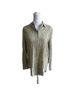 Equipment 100% Viscose Snake Print Animal Print Multi Color Yellow White Long Sleeve Button-Down Shirt Size M - photo 1