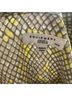 Equipment 100% Viscose Snake Print Animal Print Multi Color Yellow White Long Sleeve Button-Down Shirt Size M - photo 3