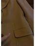 Brooks Brothers 346 100% Wool Solid Tan Coat Size 4 - photo 9