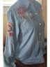 STETSON 100% Cotton Blue Long Sleeve Button-Down Shirt Size M - photo 7
