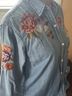 STETSON 100% Cotton Blue Long Sleeve Button-Down Shirt Size M - photo 6